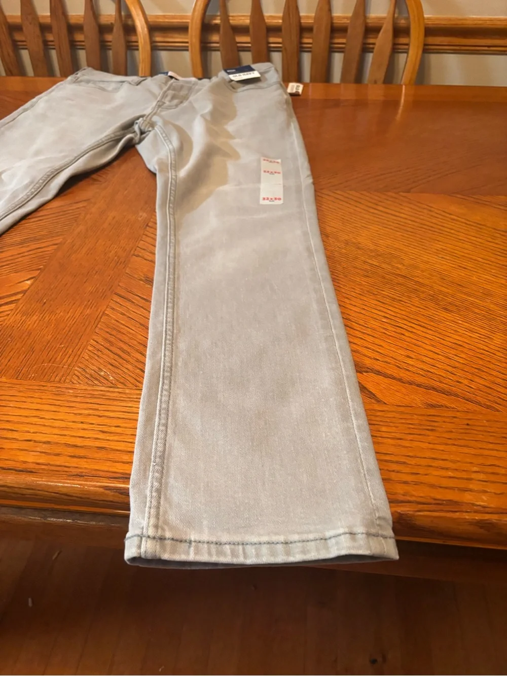 Old Navy 360 Stretch Slim Jeans Mens 32x30 Light Gray Comfort Waist Denim NWT